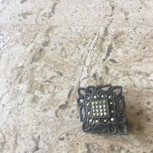 Marcasite/silver Pin (Broche)